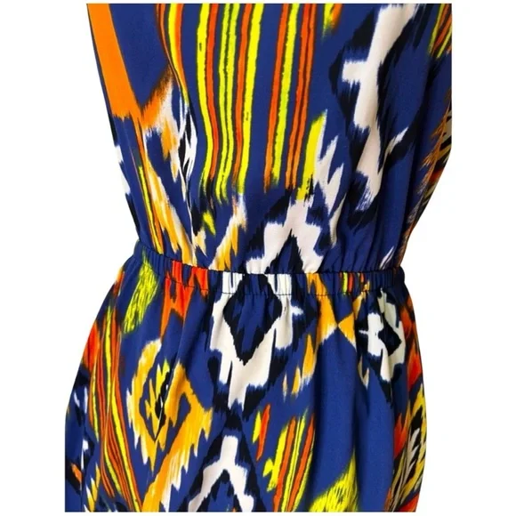 Mezzanine | Patterned Sleeveless Mini Dress Size S Small - Picture 6 of 12